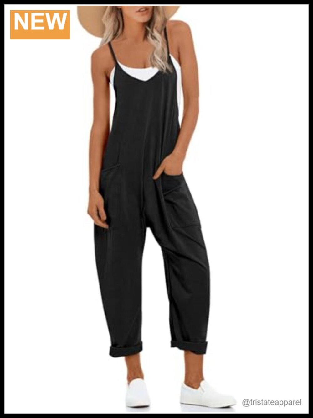 Muchpow Women's Casual Jumpsuit Adjustable Strap Overalls with Pockets